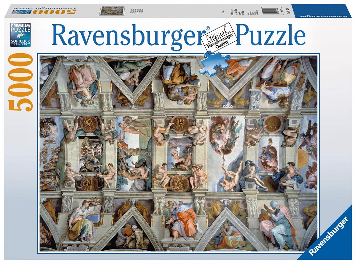 RAVENSBURGER 17429 PUZZLE DA 5000 PZ. LA CAPPELLA SISTINA