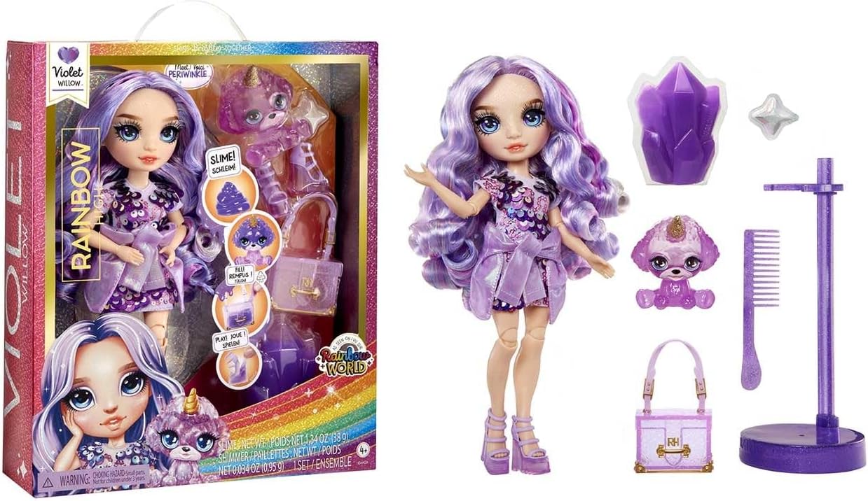 MGA 120223 RAINBOW HIGH CLASSIC DOLL VIOLET PURPLE