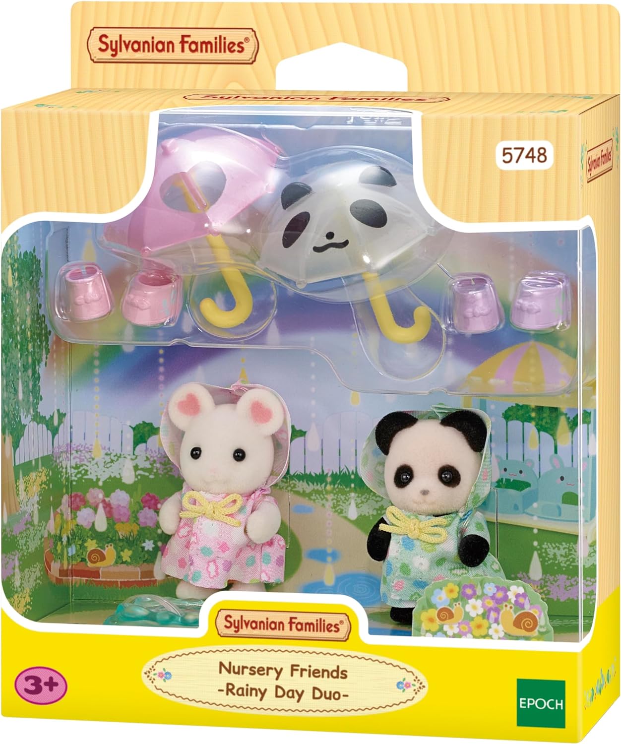 SYLVANIAN FAMILIES 5748 AMICI DELL'ASILO SOTTO LA PIOGGIA