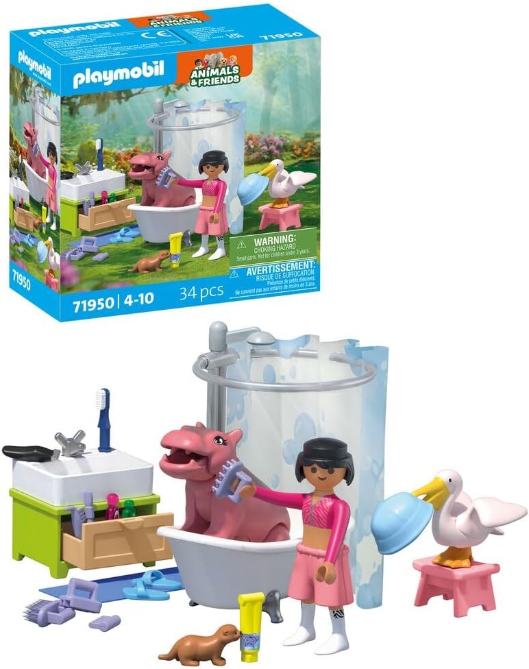 PLAYMOBIL 71950 IL BAGNO DEI NOSTRI AMICI ANIMALI