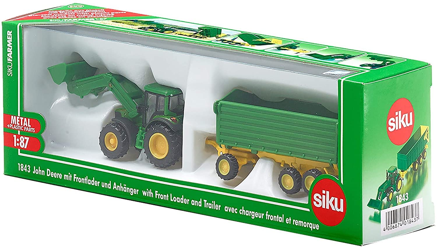 SIKU 1843 TRATTORE JOHN DEERE