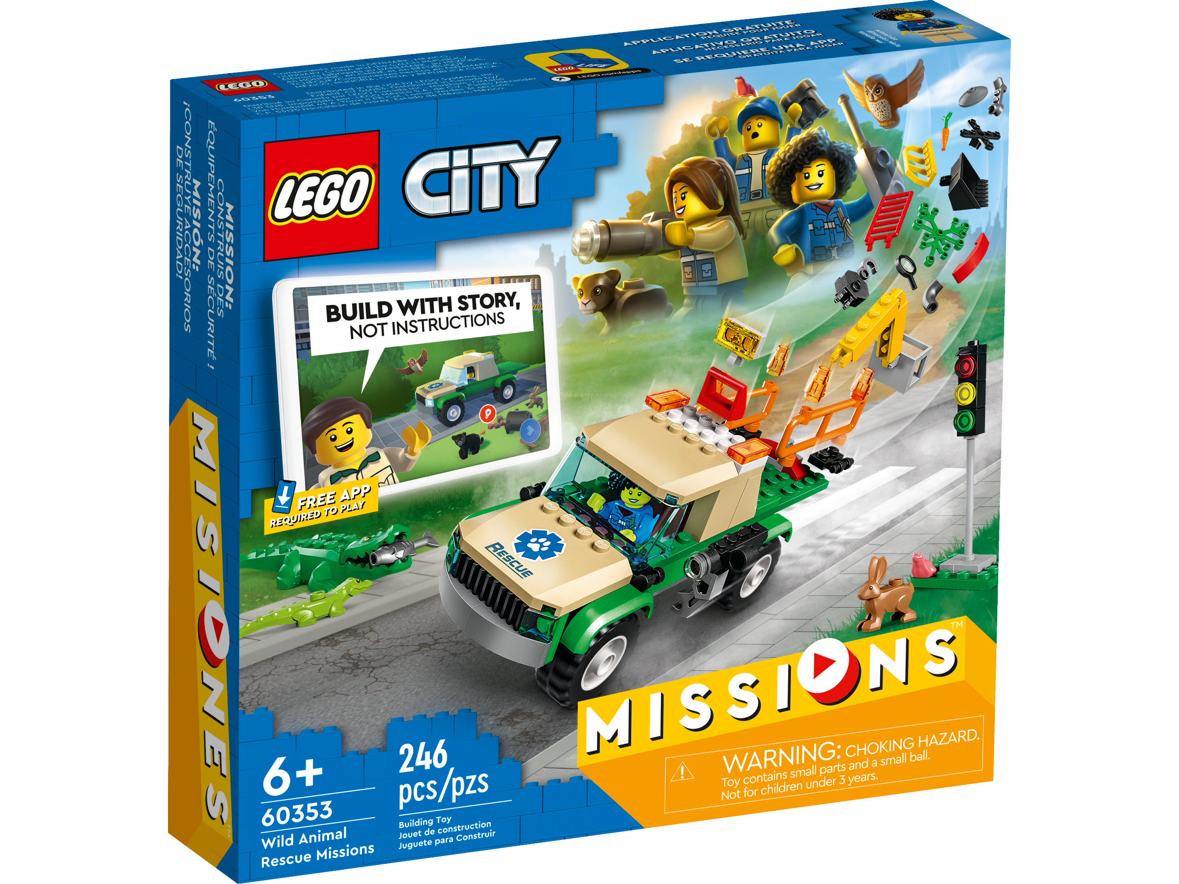LEGO 60353 MISSIONI DI SALVATAGGIO ANIMALE CITY