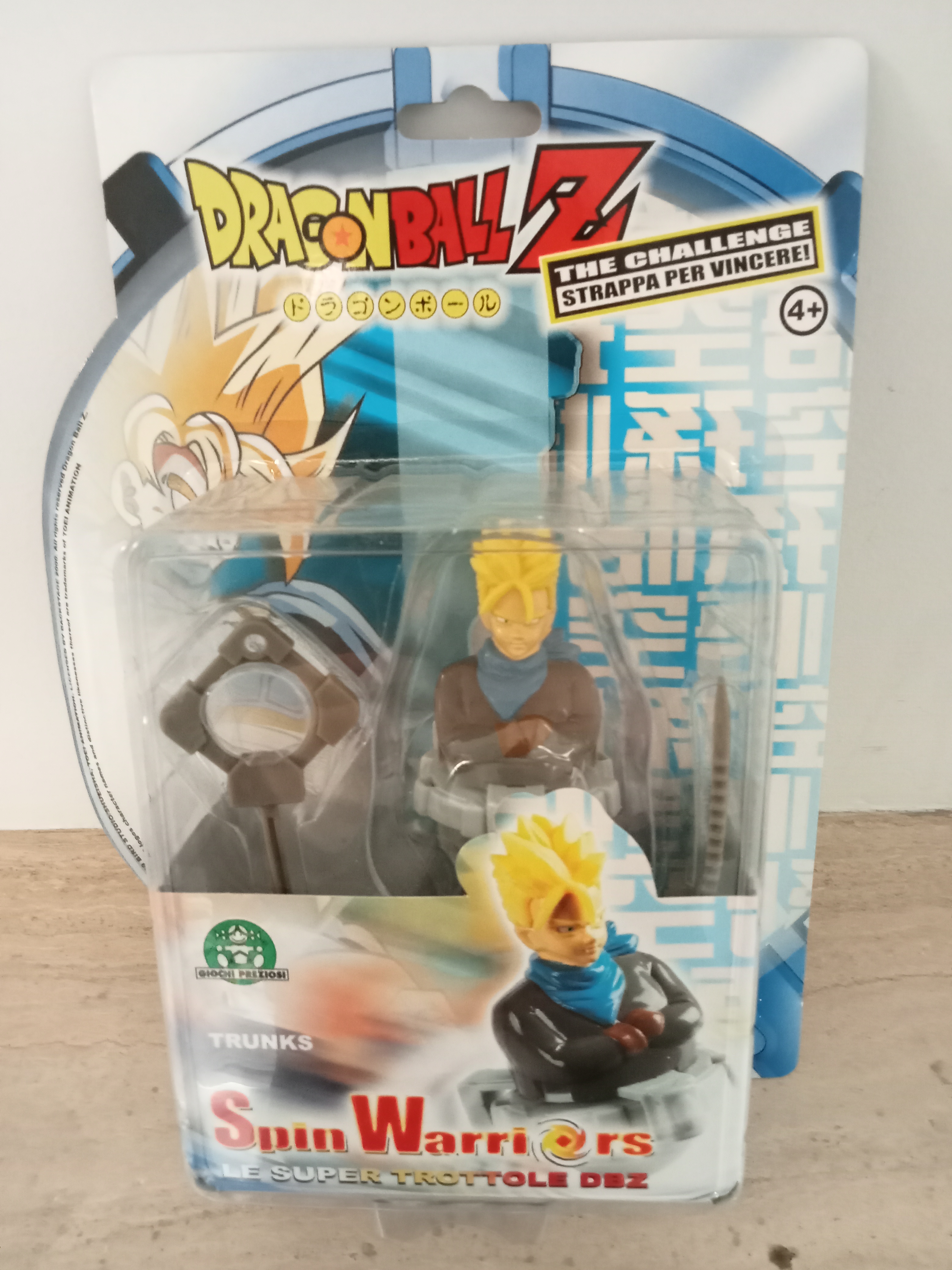 GIOCHI PREZIOSI 00443 DRAGON BALL TRUNKS SPIN WARRIOR