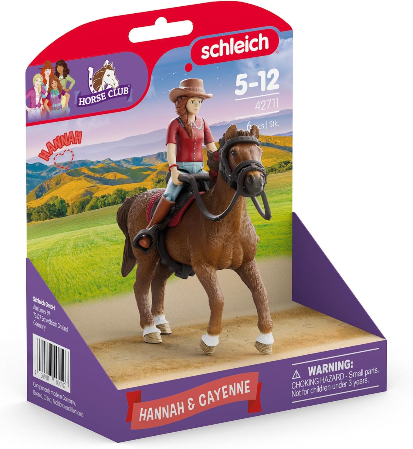 SCHLEICH 2542711 CLUB HANNA E CAYENNE