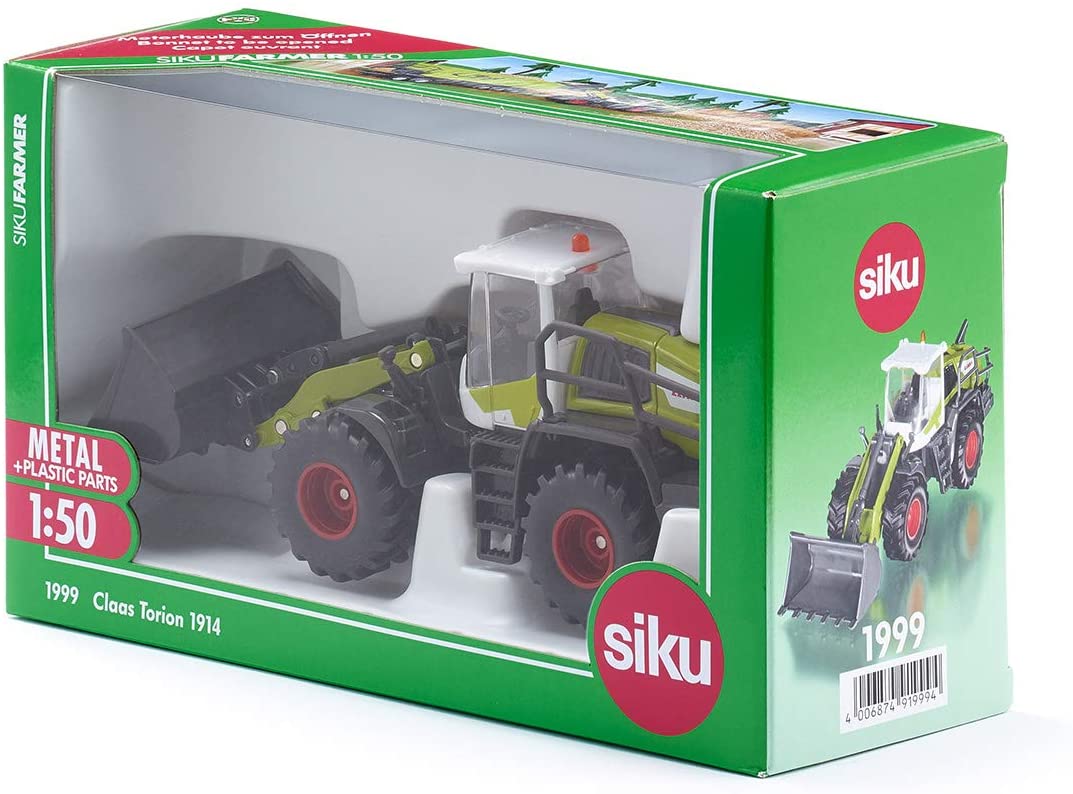 SIKU 1999 TRATTORE CLAAS TORION CON BENNA SCALA 1/50