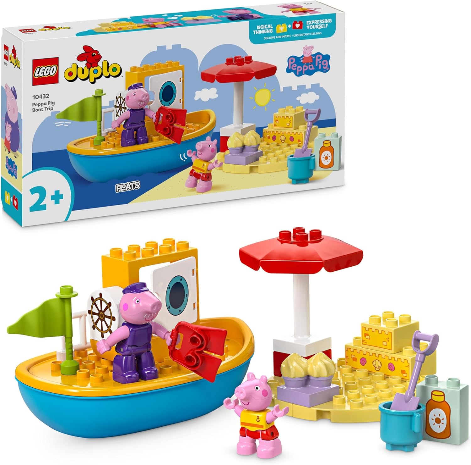 LEGO 10432 VIAGGIO IN BARCA DI PEPPA PIG DUPLO