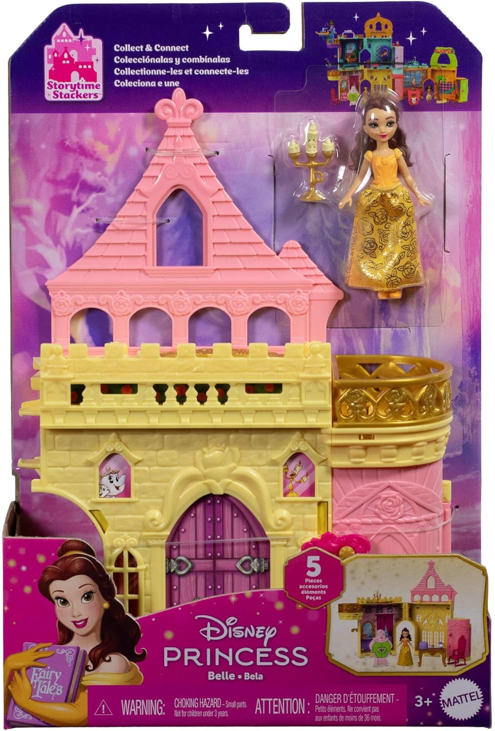 MATTEL JDP54 DISNEY PRINCESS SET IL CASTELLO DI BELLE