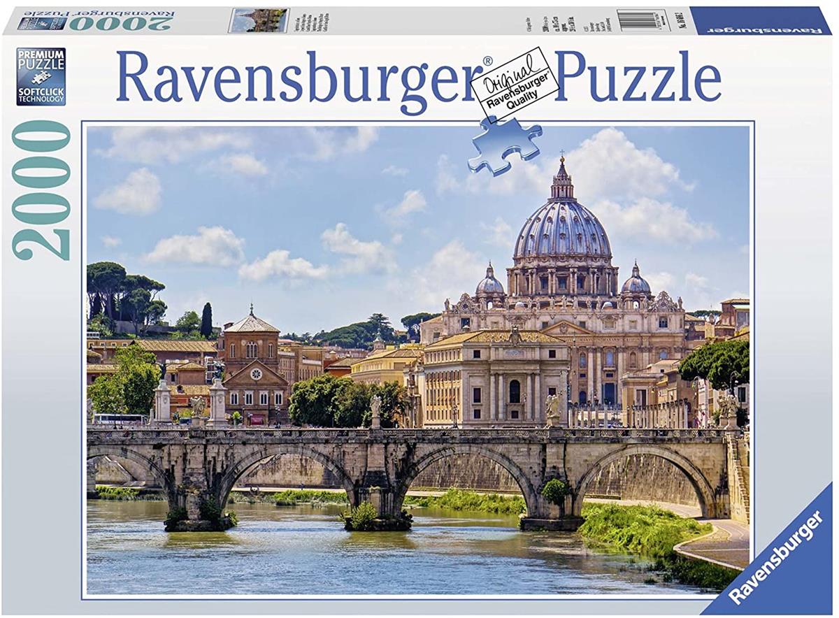 RAVENSBURGER 16686 PUZZLE DA 2000 PZ. CASTEL SANT'ANGELO ROMA