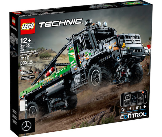 LEGO 42129 CAMION FUORISTRADA 4X4X MERCEDES BENZ ZETROS TECHNIC