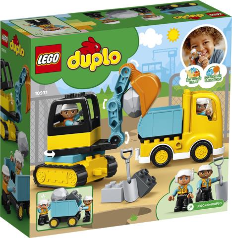 LEGO 10931 CAMION E SCAVATRICE CINGOLATA DUPLO