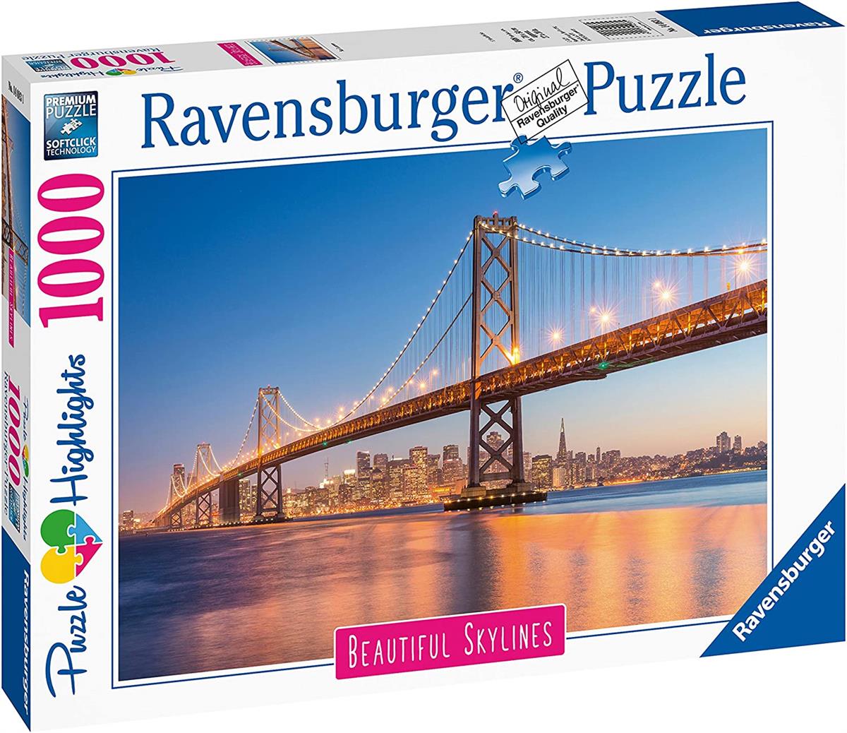 RAVENSBURGER 14083 PUZZLE DA 1000 PZ. SAN FRANCISCO