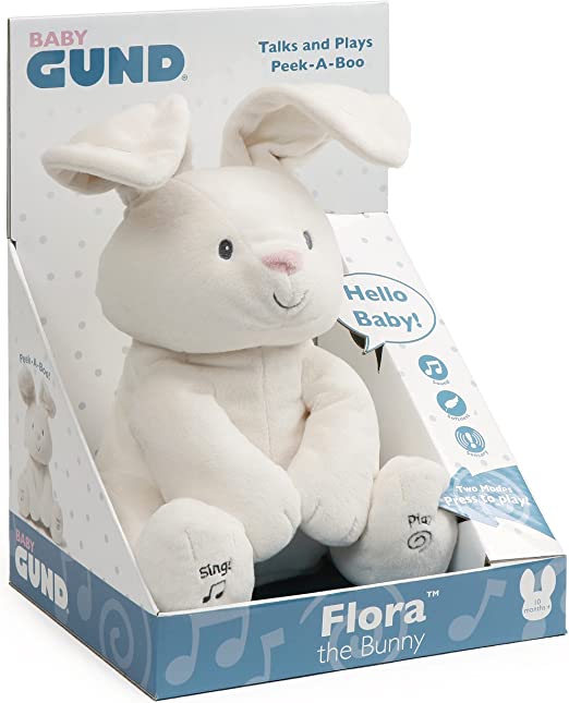 SPINMASTER 6054490 GUND FLORA CONIGLIETTO INTERATTIVO PARLANTE