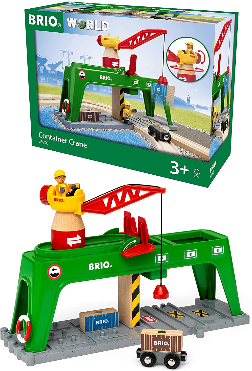 BRIO 33996 GRU PER CONTAINER