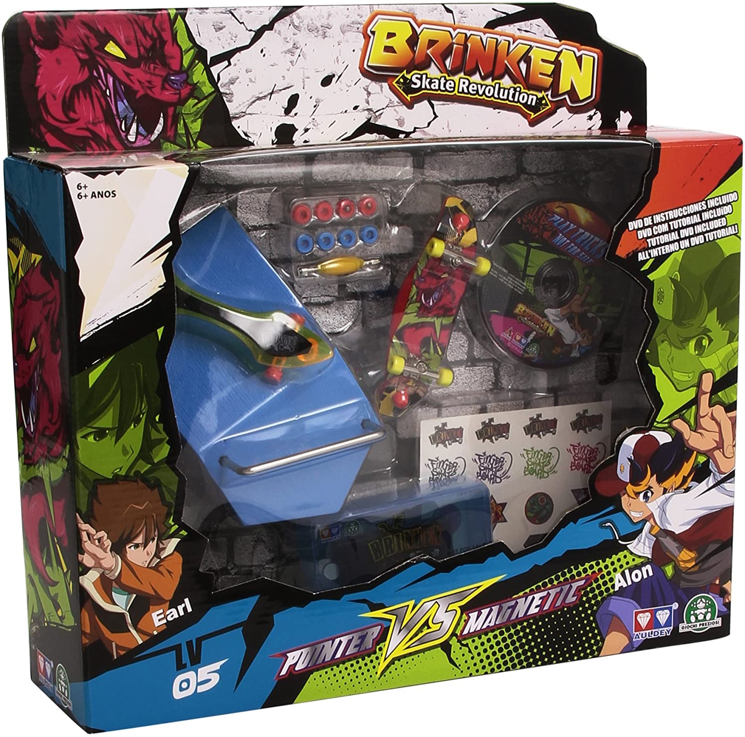 GIOCHI PREZIOSI 51054 BRINKEN MINISKATE CON RAMPA