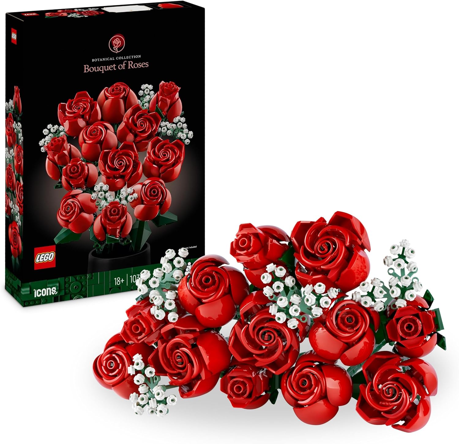 LEGO 10328 BOUQUET DI ROSE ICONS