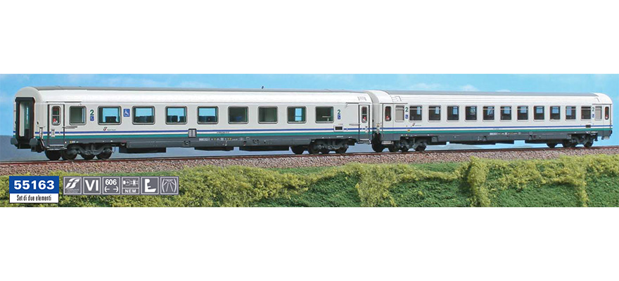 ACME 55163 SET DI DUE CARROZZE LIVREA XMPR