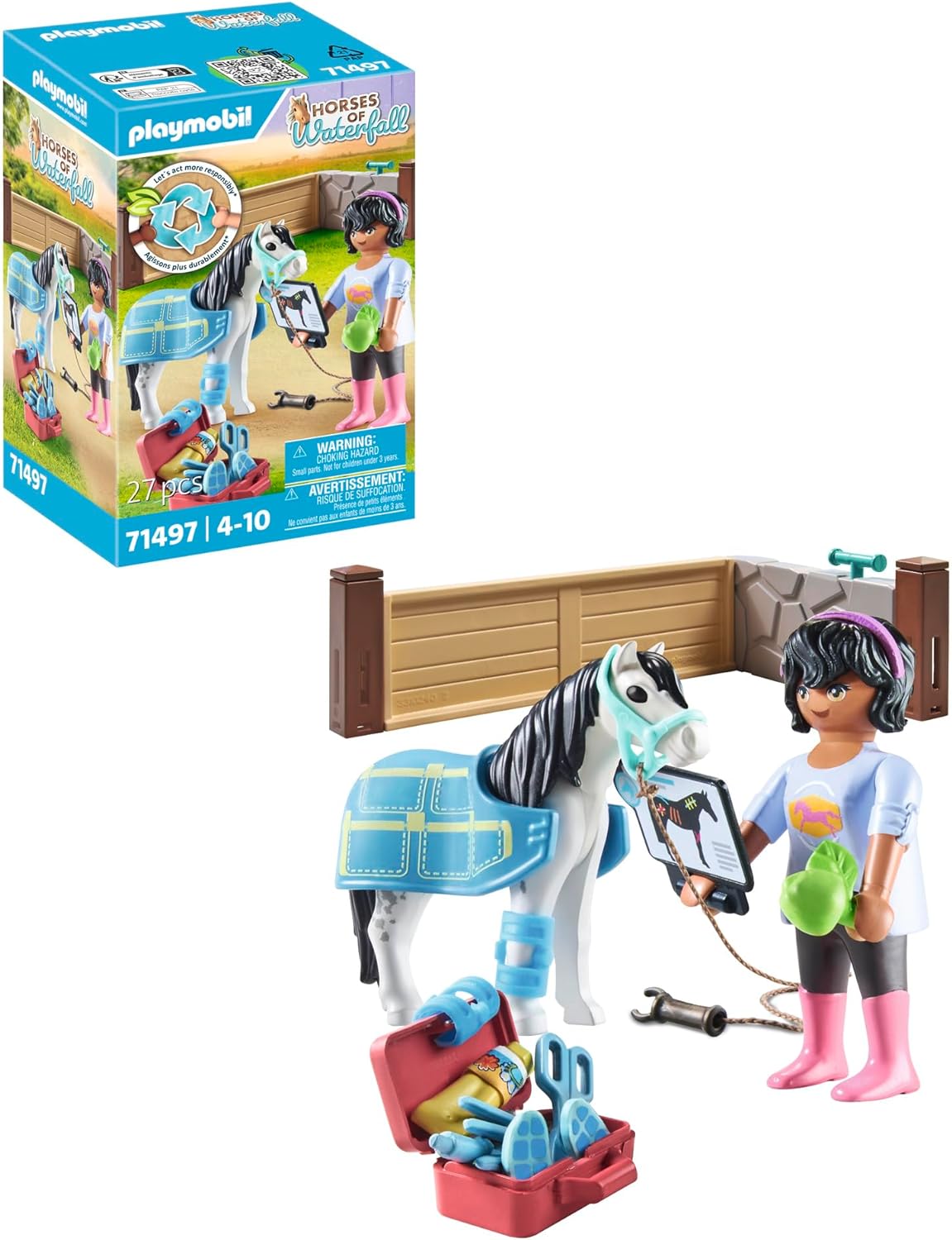 PLAYMOBIL 71497 VETERINARIA DEI CAVALLI