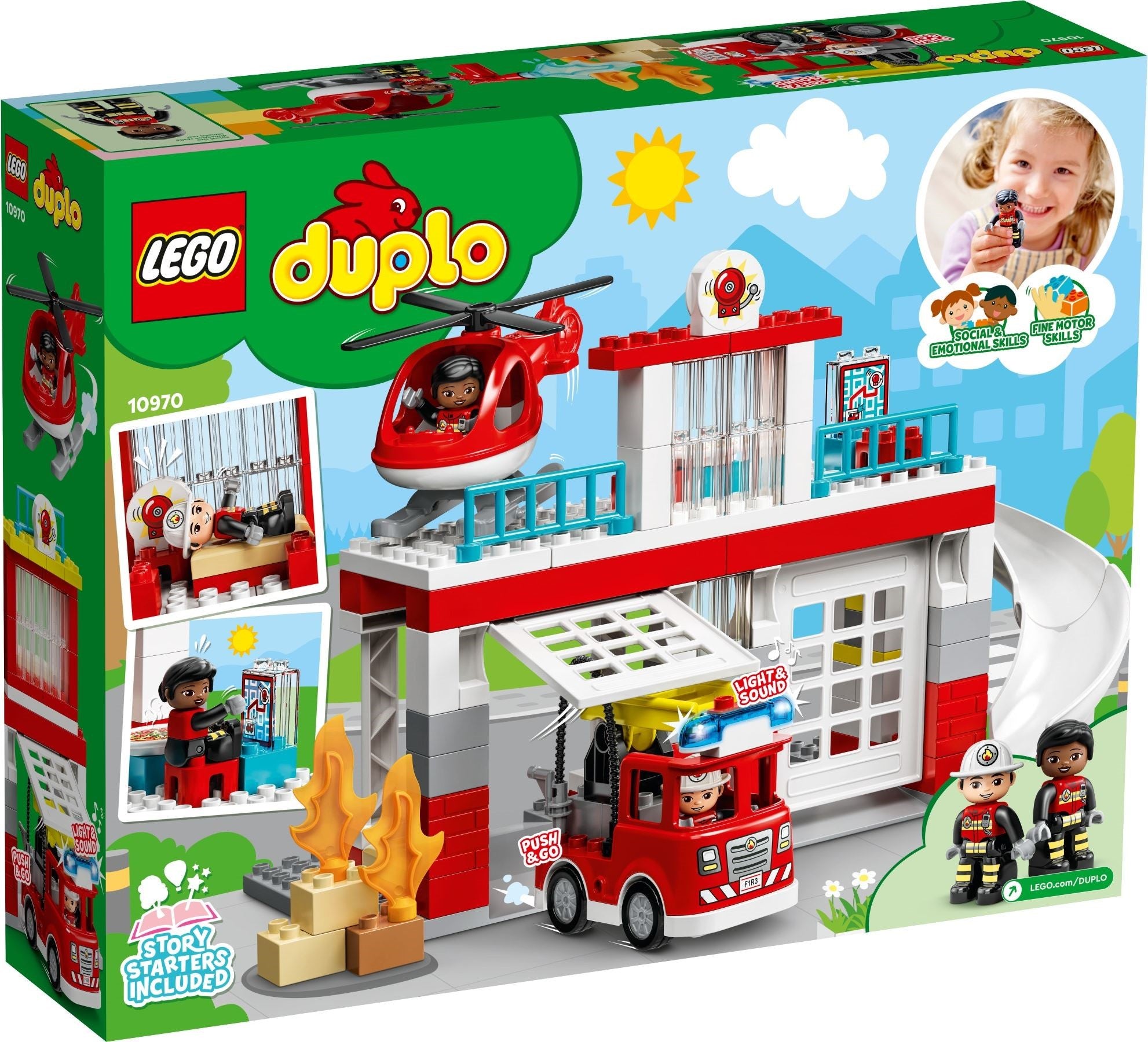 LEGO 10970 CASERMA DEI POMPIERI ED ELICOTTERO DUPLO