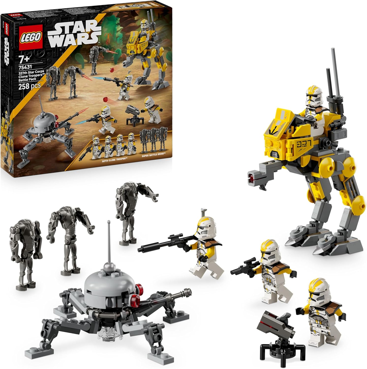 LEGO 75431 BATTLE PACK 327 STAR CORPS DI CLONE TROOPERS STAR WARS