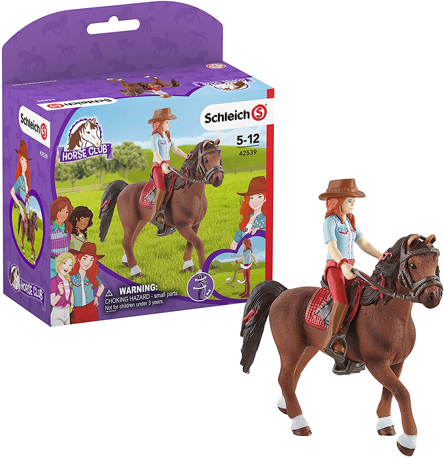 SCHLEICH 2542539 HORSE CLUB HANNAH E CAYENNE