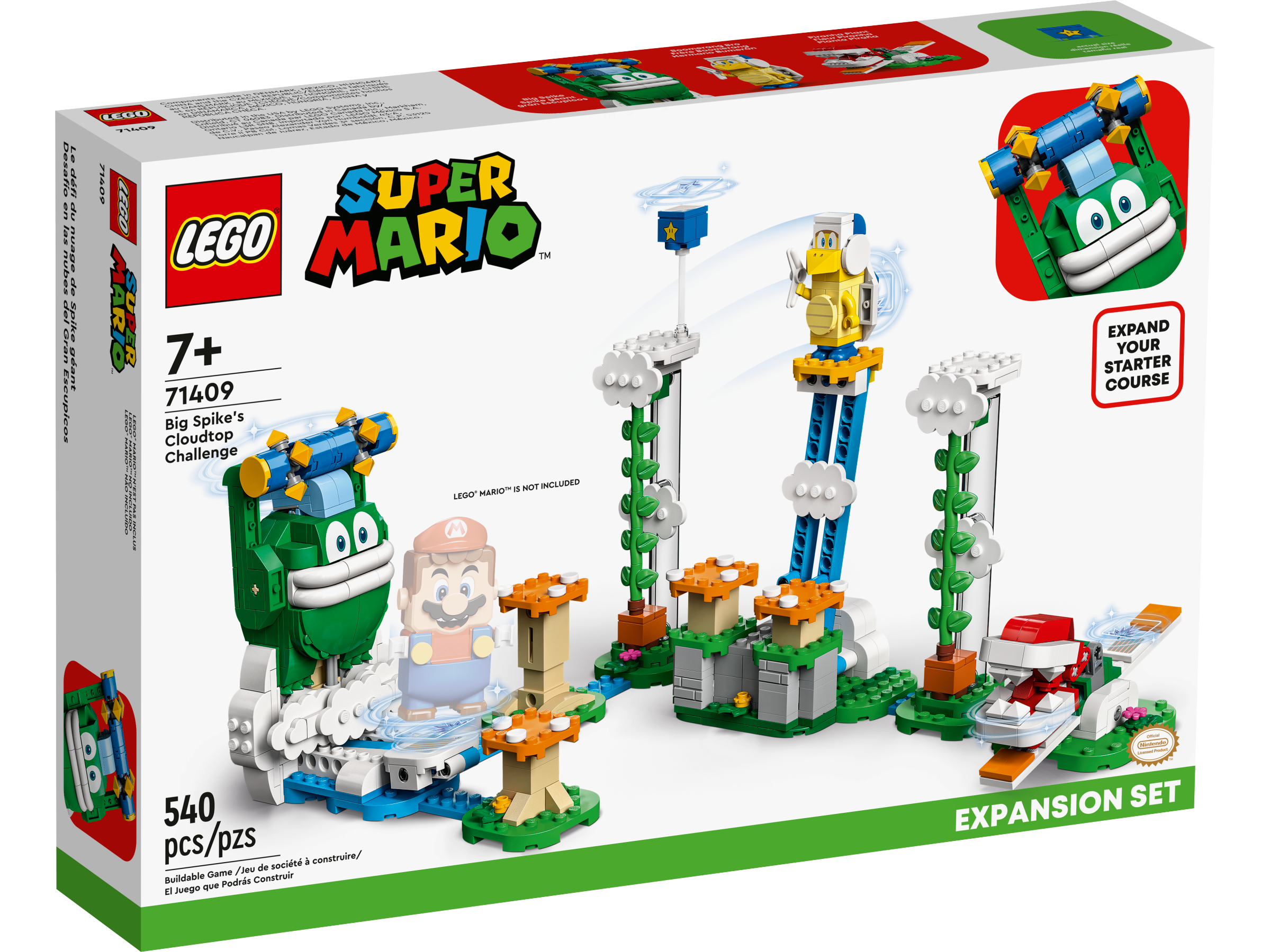 LEGO 71409 PACK ESPANSIONE SFIDA SULLE NUVOLE SI SPIKE GIGANTE SUPER MARIO