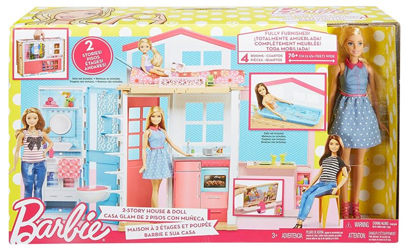 MATTEL DVV48 BARBIE CASA COMPONIBILE CON BAMBOLA