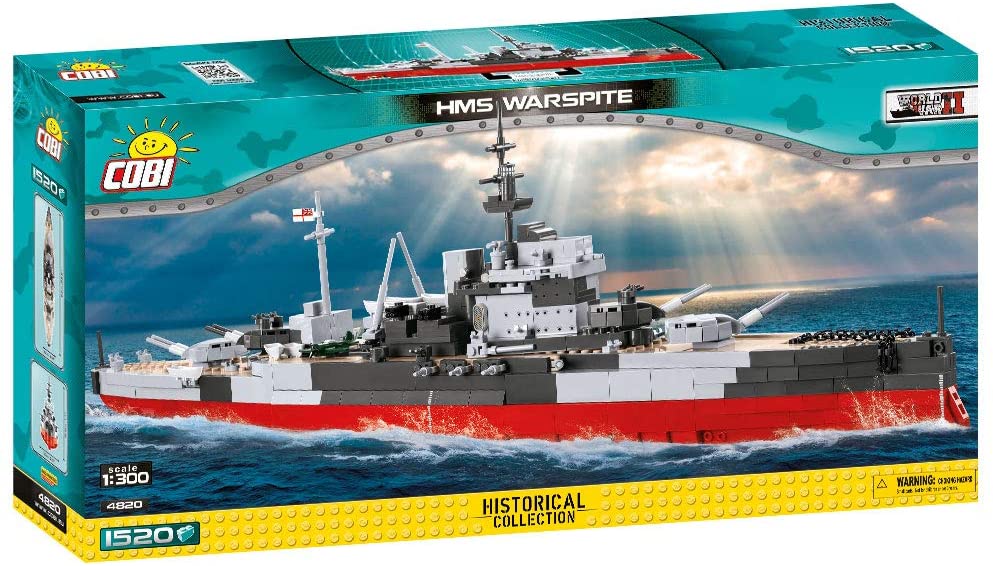 COBI 095602 HMS WARSPITE QEEN ELIZABETH - CLASS BATTLESHIP