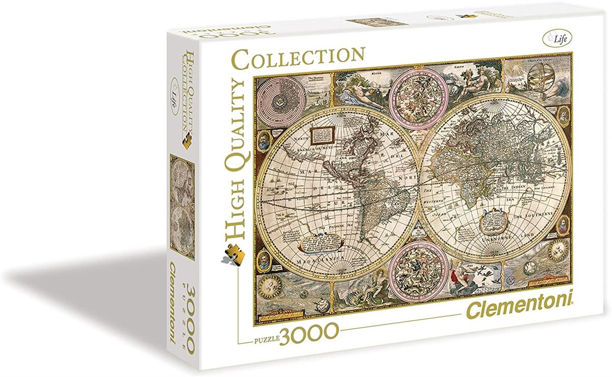 CLEMENTONI 33531 PUZZLE DA 3000 PZ. OLD MAP