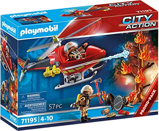 PLAYMOBIL 71195 ELICOTTERO DEI VIGILI DEL FUOCO