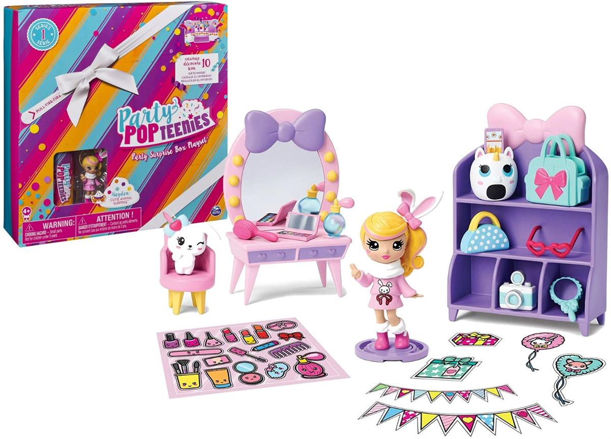 SPINMASTER 6044091 PARTY POPTEENIES CONFEZIONE REGALO