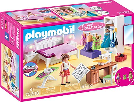 PLAYMOBIL 70208 CAMERA DA LETTO CON ANGOLO PER CUCITO