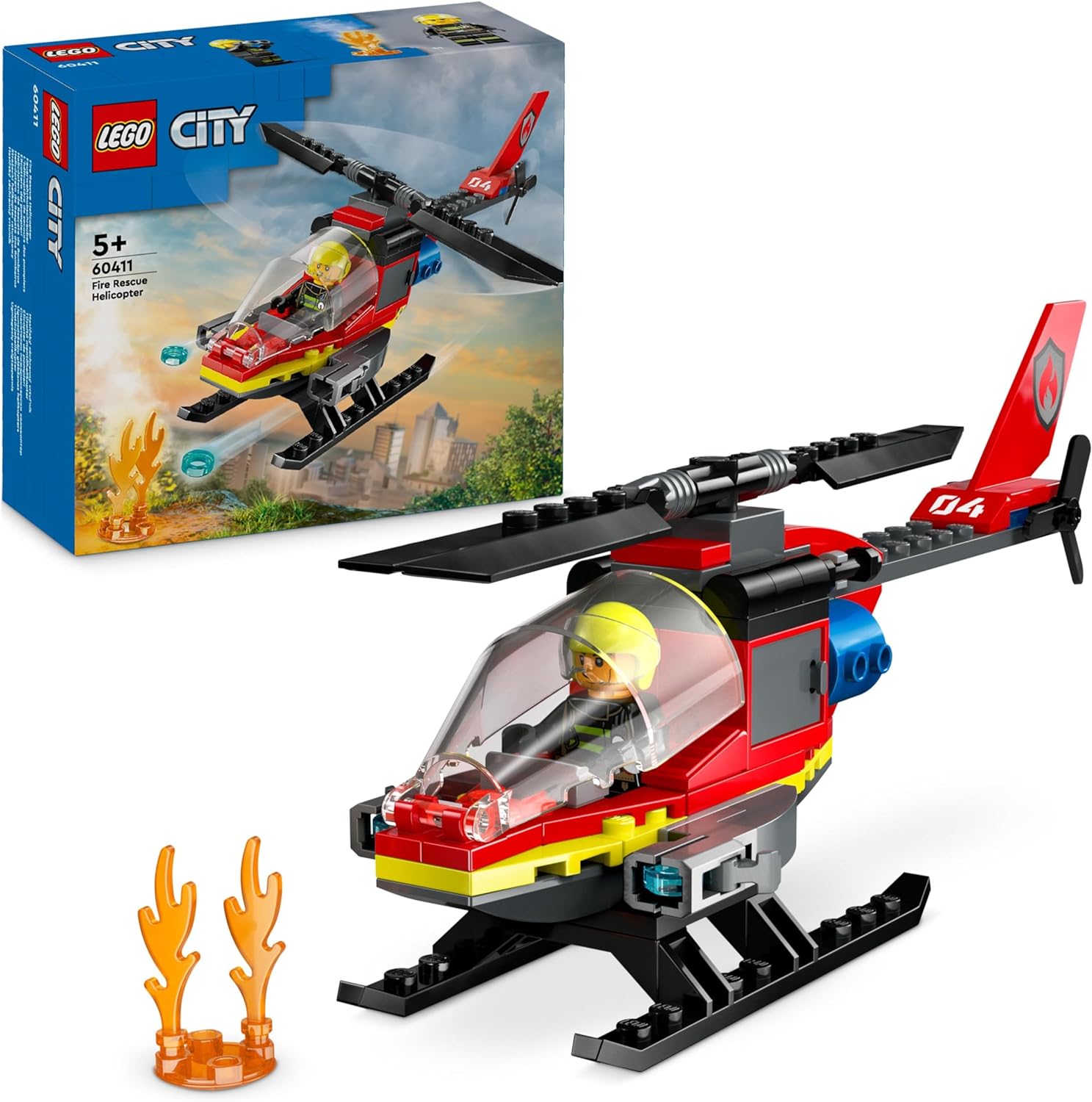 LEGO 60411 ELICOTTERO DEI POMPIERI CITY