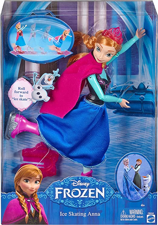 MATTEL CBC62 FROZEN ANNA DANZA SUL GHIACCIO