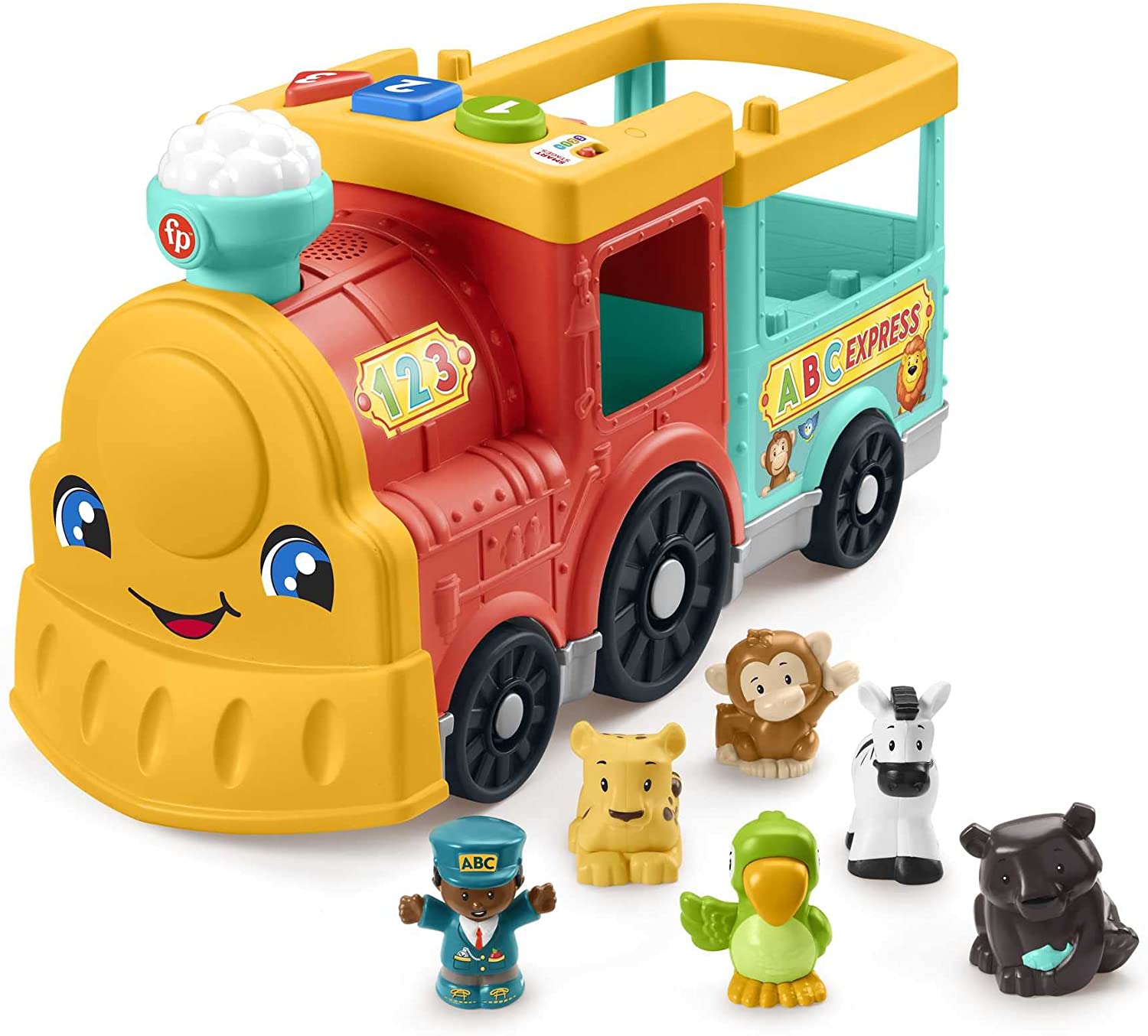 FISHER PRICE HHH20 LITTLE PEOPLE TRENO ANIMALI