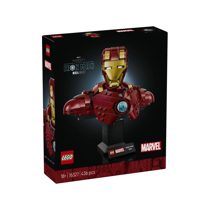 LEGO 76327 BUSTO DI IRON MAN MK4 MARVEL
