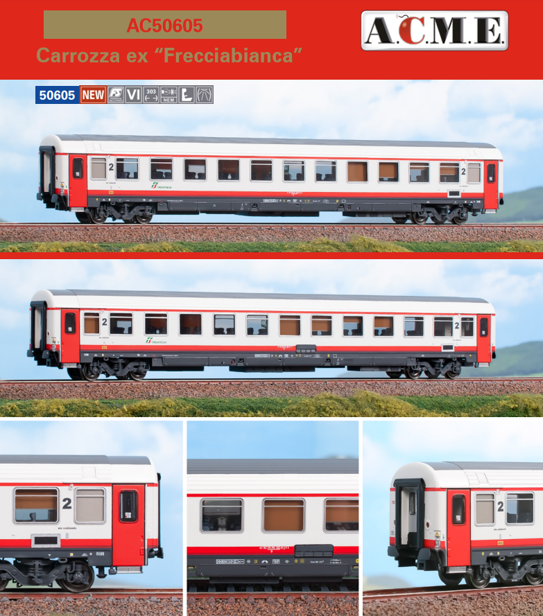 ACME 50605 CARROZZA EX "FRECCIABIANCA