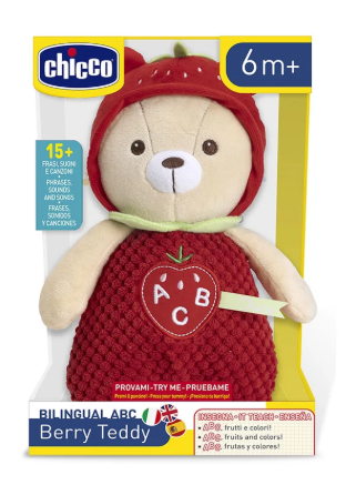CHICCO 12506 ABC BERRY TEDDY