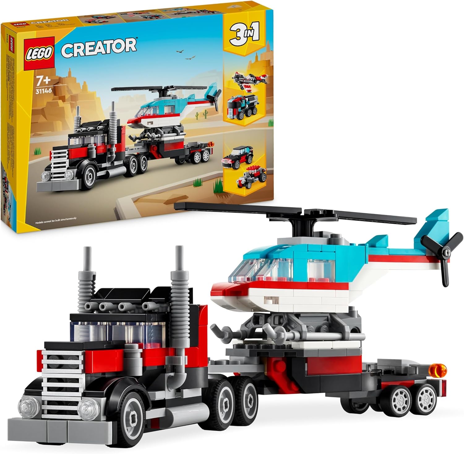 LEGO 31146 AUTOCARRO CON ELICOTTERO CREATOR