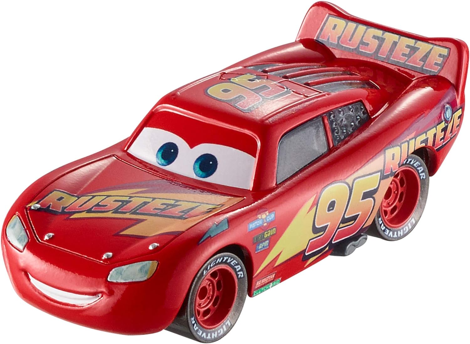 MATTEL HWT62 CARS DIE CAST RUSTEZE LIGHTING MCQUEEN