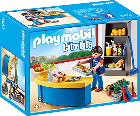 PLAYMOBIL 9457 CUSTODE CON CHIOSCO