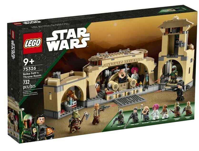 LEGO 75326 LA SALA DEL TRONO DI BOBA FETT STAR WARS