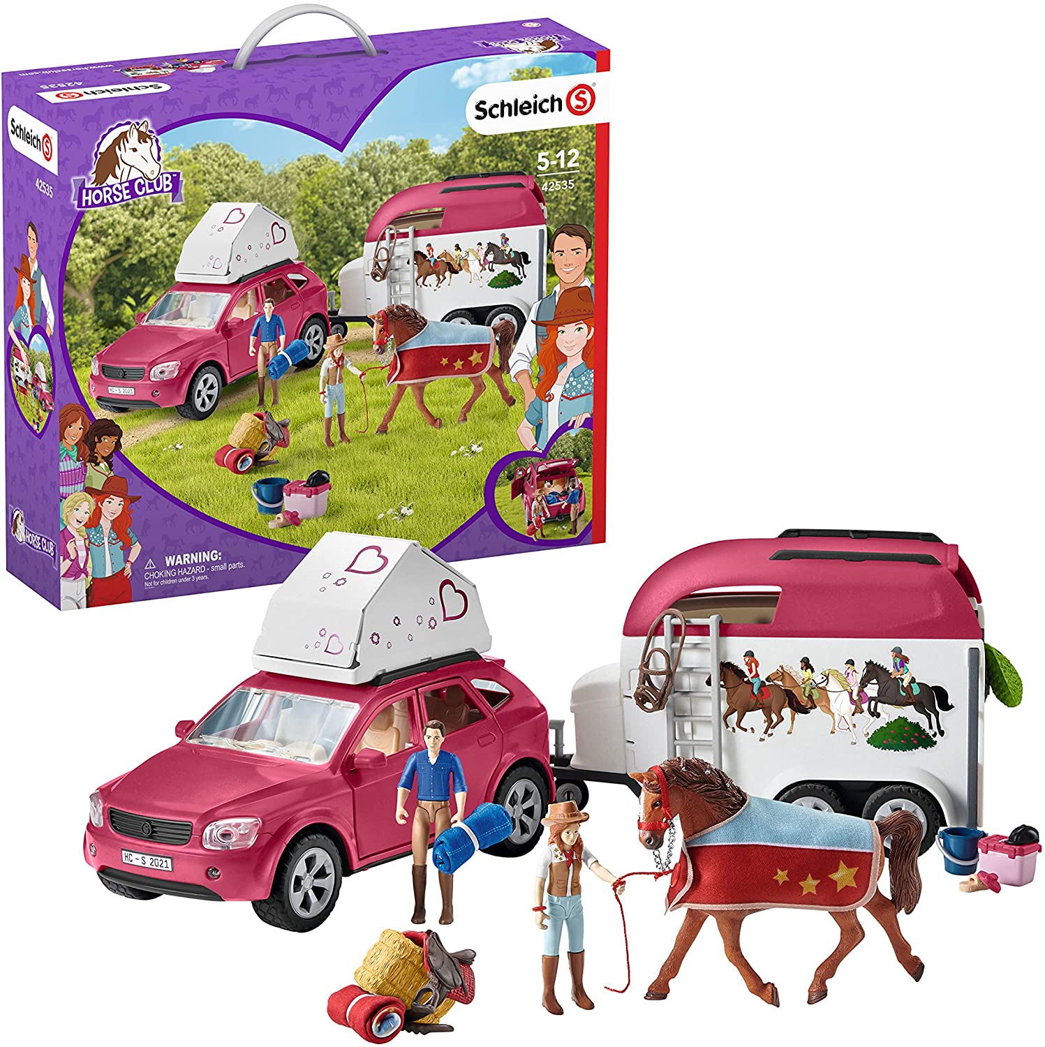 SCHLEICH 2542535 AUTO E RIMORCHIO PER CAVALLI