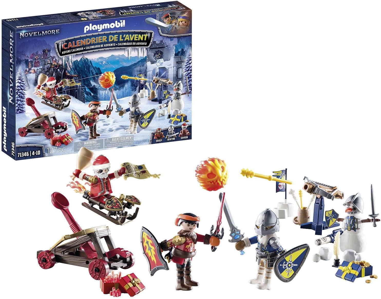 PLAYMOBILò 71346 CALENDARIO DELL'AVVENTO NOVELMORE BATTAGLIA NELLA NEVE