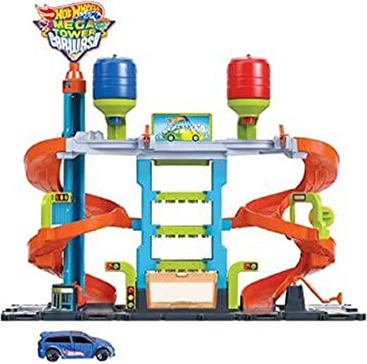 MATTEL HDP05 HOT WHEELS MEGA TORRE AUTOLAVAGGIO