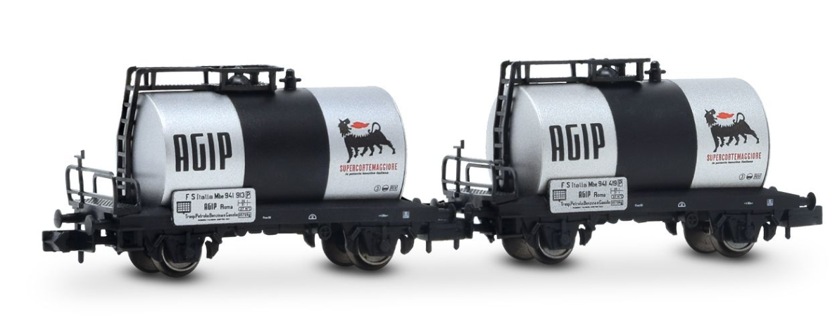 ARNOLD HN6700 SET 2 CARRI CISTERNA AGIP - SCALA N