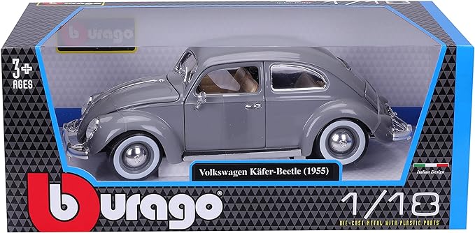 BURAGO 90681 VOLKSWAGEN KAFER BEETLE 1955 SCALA 1/18