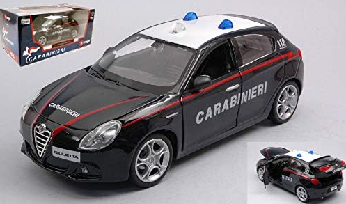 BURAGO 390771 ALFA ROMEO GIULIETTA CARABINIERI SCALA 1724