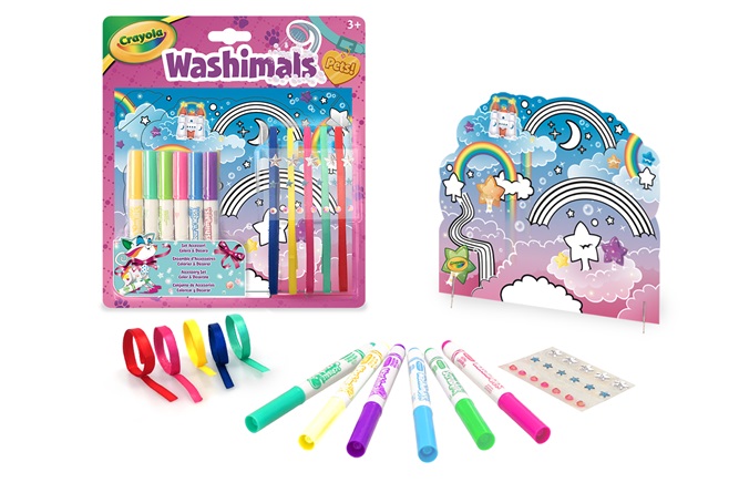 CRAYOLA 257360 WASHIMALS SET ACCESSORI