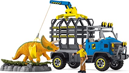 SCHLEICH 2542565 CAMION SOCCORSO DINOSAURI