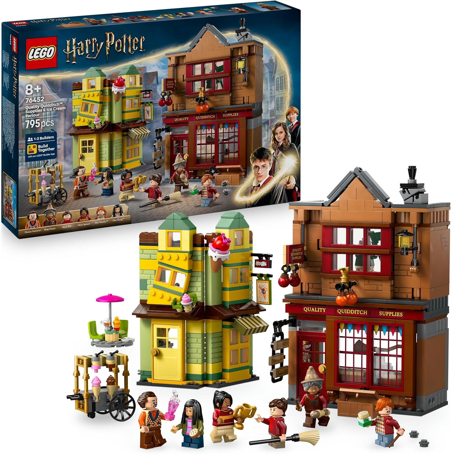 LEGO 76452 ACCESSORI DI PRIMA QUALITA' PER IL QUIDDITCH E GELATERIA HARRY POTTER